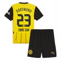 Echipament fotbal Borussia Dortmund Emre Can #23 Tricou Acasa 2024-25 pentru copii maneca scurta (+ Pantaloni scurti)